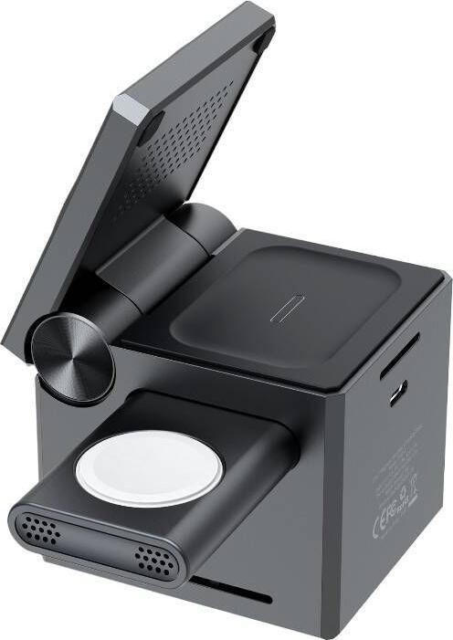 Immagine prodotto Choetech T632-F Caricabatterie induttivo 3-in-1 da 15W (nero) (15 W)