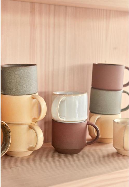 Produktbild Oyoy Kaffeetasse Yuka 0.7l, 2 Stück, Terracotta (200 ml, 2 x)