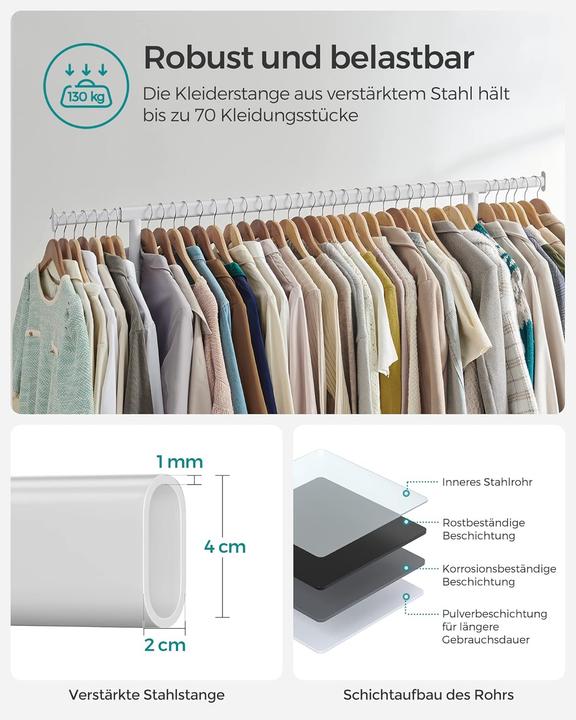 Actual product image Songmics Coat rack