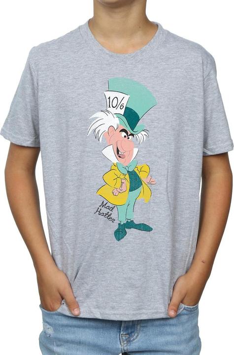 Produktbild Disney Jungen Alice im Wunderland Mad Hatter Klassisches TShirt (152, 158)