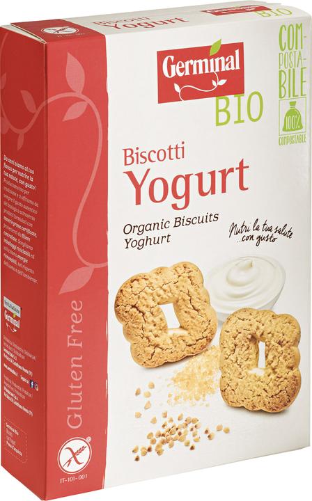 Actual product image Germinal Organic gluten-free biscotti with yoghurt (1 pcs., 250 g)