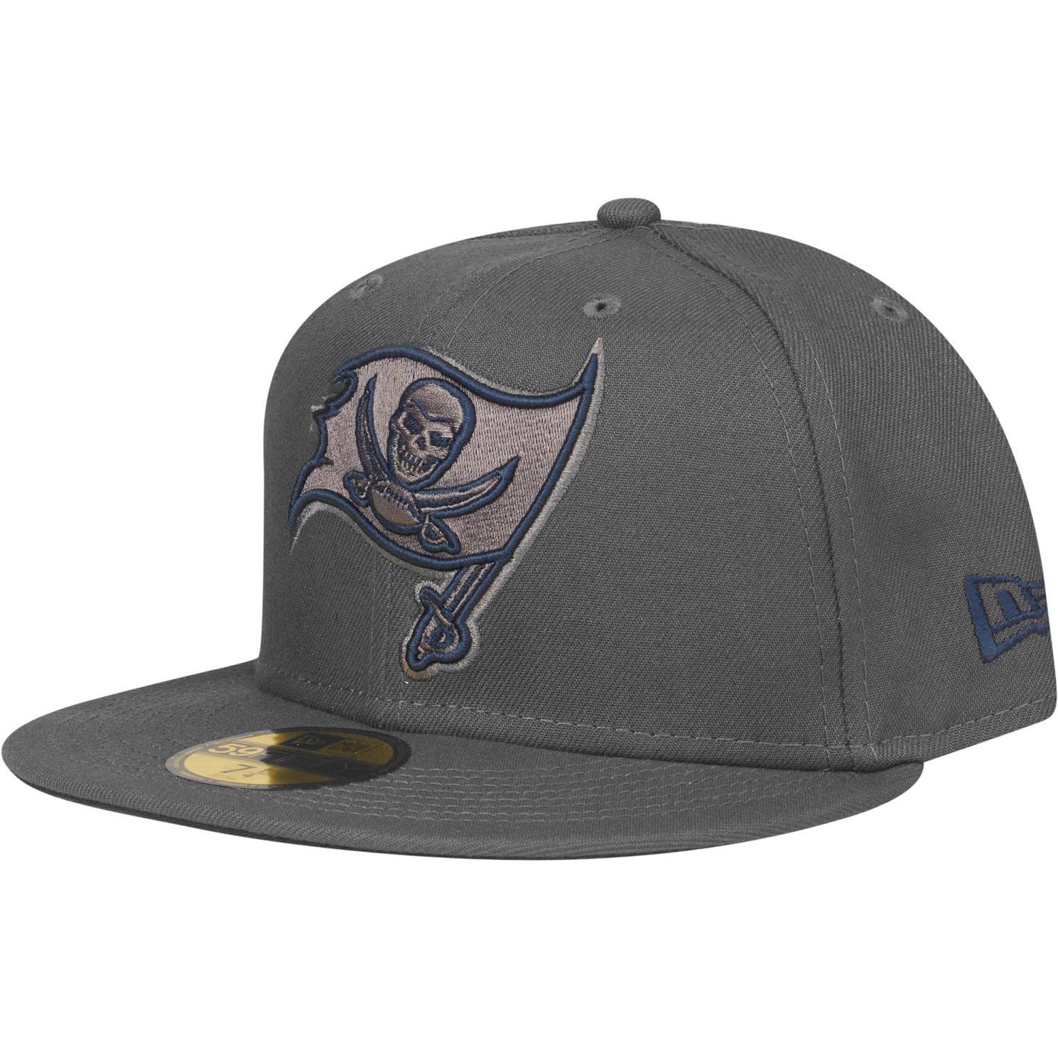 New Era, Herren, Cap, 59Fifty Fitted Cap - Tampa Bay Buccaneers - 7 5/8, Grau, (7 5/8)