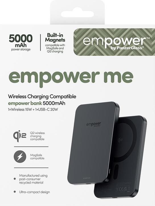 Immagine prodotto PanzerGlass empower Bank (5000 mAh, 20 W, 18.50 Wh)