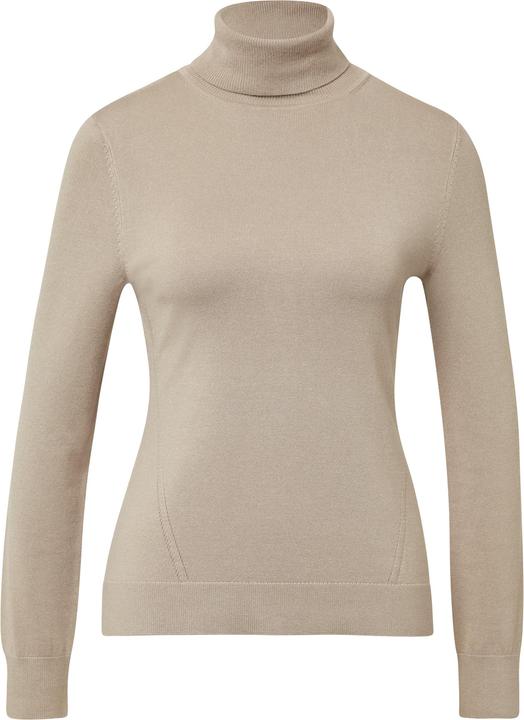 Produktbild Comma Strickpullover Rollkragenpullover im Slim Fit mit Ärmelschlitzen (32)