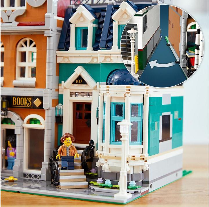 Image du produit LEGO La librairie (10270, LEGO Creator Expert, LEGO difficiles à trouver)