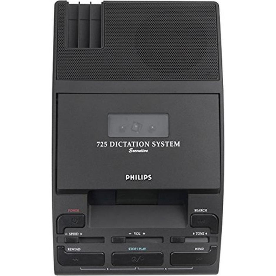 Philips Diktierset 725/20 (B0725/20/LFH725/20), Diktiergerät, Schwarz