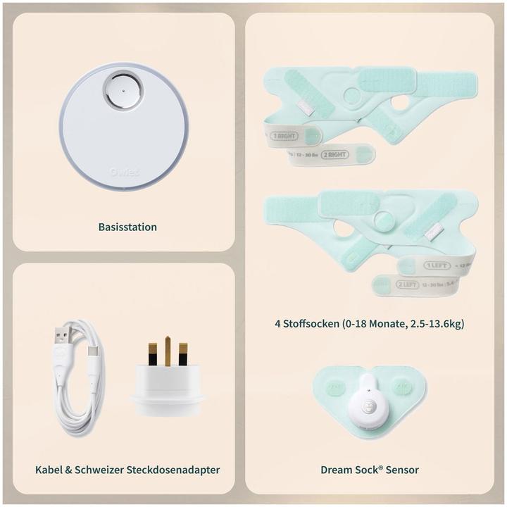 Image du produit Owlet Chaussette de rêve (Babyphone Audio, 50 m)