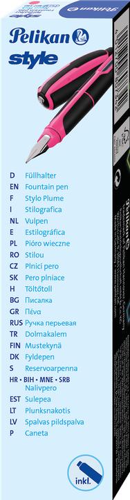 Immagine prodotto Pelikan STILE - Penna stilografica (Pink, Nero, 1 x)