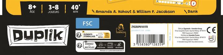 Produktbild Asmodée Tischspiel Asmodee (Französisch, 3 - 8 Spieler)