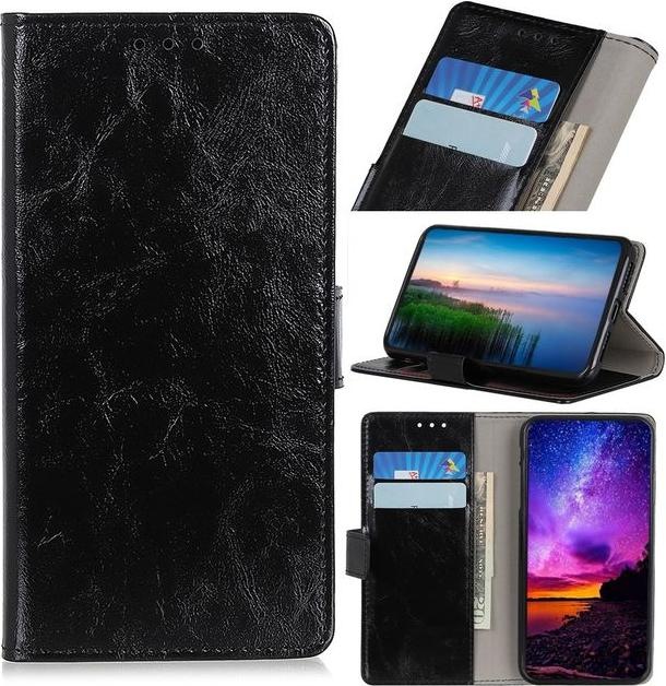 Produktbild MU Classic Crazy Horse Leder Bookcover Series (Huawei P40 Lite E)