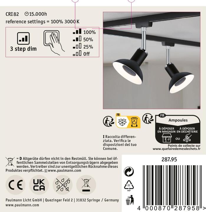 Productafbeelding Paulmann Reflector (GU10, 360 lm, 1x)
