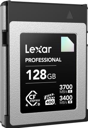 Produktbild Lexar CFexpress PRO 4.0 Type B DIAMOND Series 128GB - R3700/W3400MB/s - VPG400 (128 GB, CFexpress Typ B)