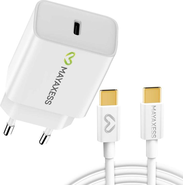 Produktbild Mayaxess Galaxy S25 Ultra Ladegerät + Kabel (20 W, 1 Port)