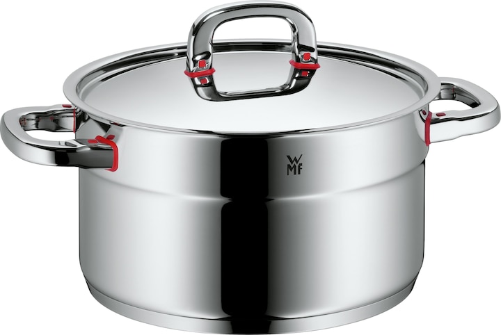 Produktbild WMF Fleischtopf PREMIUM ONE silberfarben (24 cm, Kochtopf, Edelstahl)