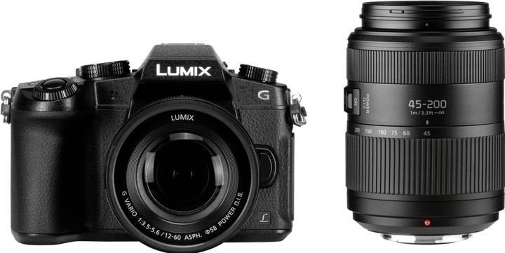 Produktbild Panasonic Lumix G81 Doublezoom Kit (12 - 60 mm, 16.10 Mpx, Micro Four Thirds)