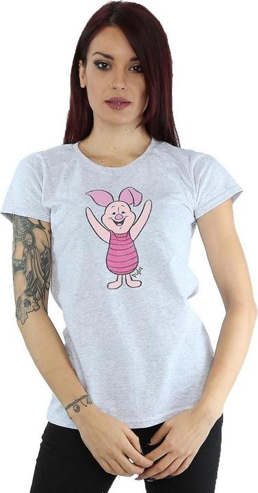 Immagine prodotto Winnie the Pooh Maglietta Donna/Ladies Piglet Heather (XXL)