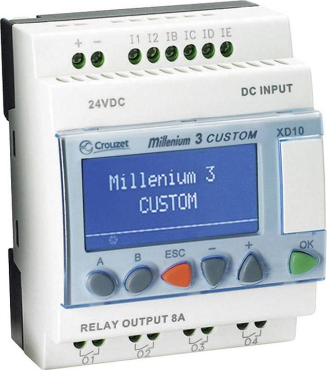 Produktbild Crouzet Kleinsteuerung Millenium 3 XD10 SMART 230 VAC, 6 DI, 4 RO