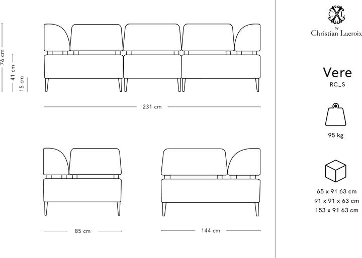 Immagine prodotto CXL by Christian Lacroix Vere (Divano ad angolo)