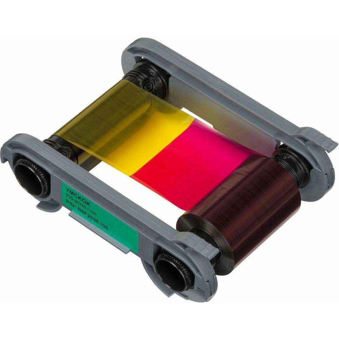 Evolis, Beschriftungsband, YMCKO-K Color Ribbon - 200 (Mehrfarbig)