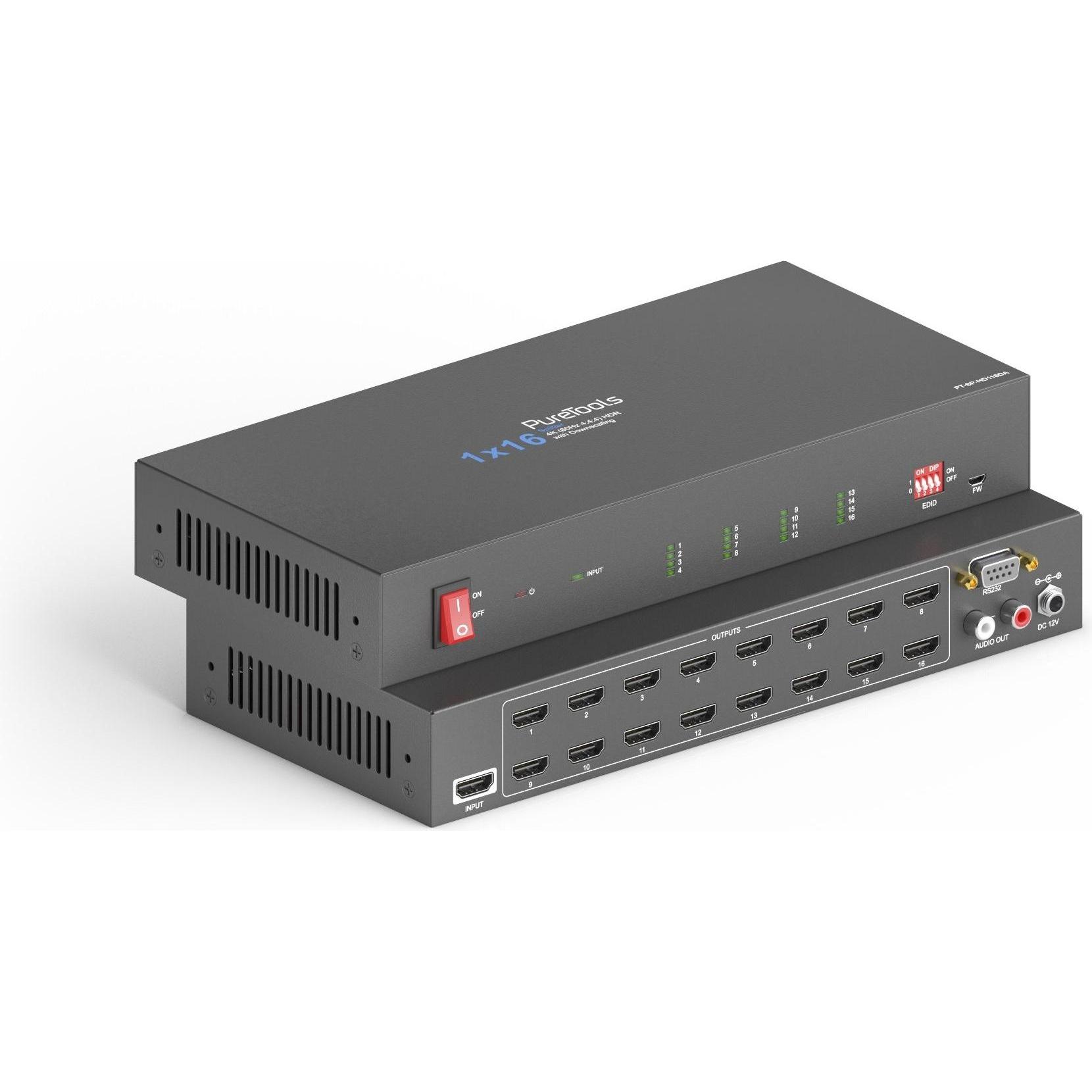 Purelink Verteiler PT-SP-HD116DA Cinch/HDMI, Switch Box