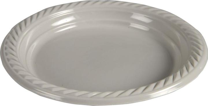 Produktbild Abena Plate, Gastro, Ø18cm, light grey, PP, Reusable (25 x)