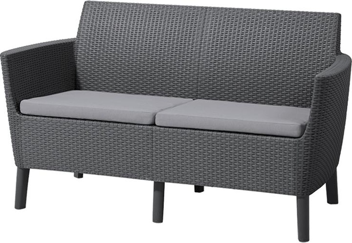 Image du produit Allibert Ensemble de salon Salemo, anthracite, 4 places assises