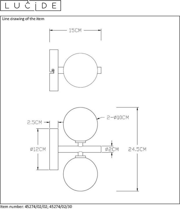 Produktbild Lucide Tycho (G9)