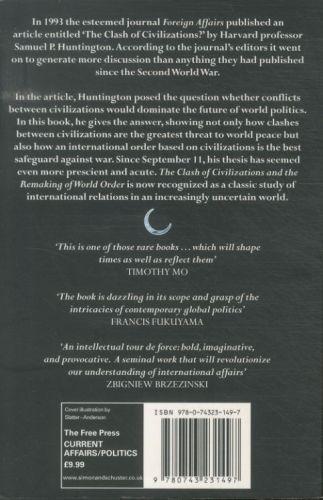 Produktbild The Clash of Civilizations (Englisch, Samuel P. Huntington, 2002)