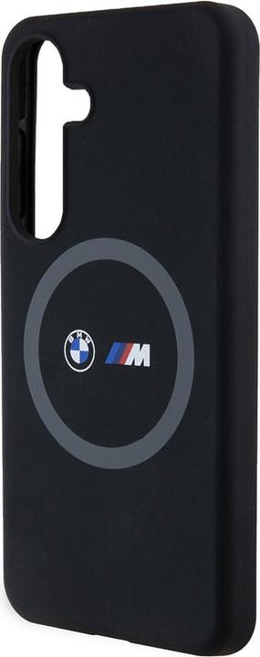 Actual product image BMW BMHMS23SROK S921 czarny/black hardcase M Silicone Printed Ring MagSafe (Samsung Galaxy S24)