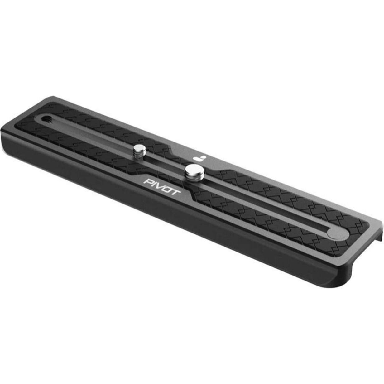 PolarPro Schnellwechselplatte 200mm zu Pivot Shoulder Rig (Stativ Schnellwechselplatte), Stativ Zubehör, Schwarz