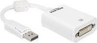 Produktbild Delock Monitoradapter DP St zu DVI24+5-Bu weiss (DVI, 12.50 cm)