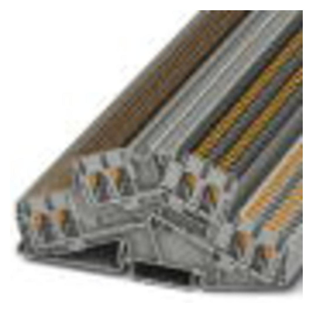 Phoenix Contact Grigio Pttbs 2,5-Quattro-Pv 3210612 Terminale A Doppio Livello 0,14 Mm² 2,50 Mm² 50 Pz., Cavo + Spina Elettrica,
