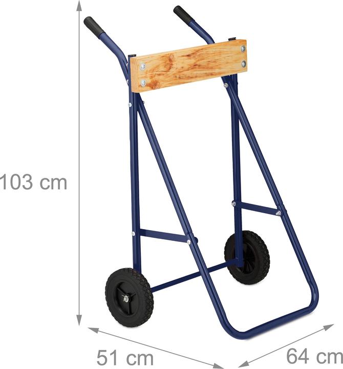 Actual product image Relaxdays Outboard motor stand