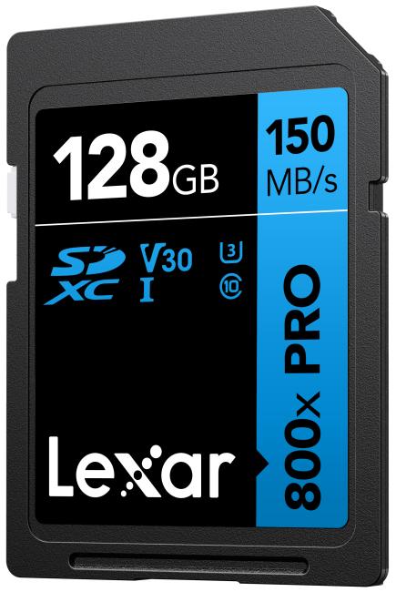 Produktbild Lexar MEMORY SDXC 128GB UHS-I/LSD0800P128G-BNNNG (128 GB, SDXC, U3, UHS-I)