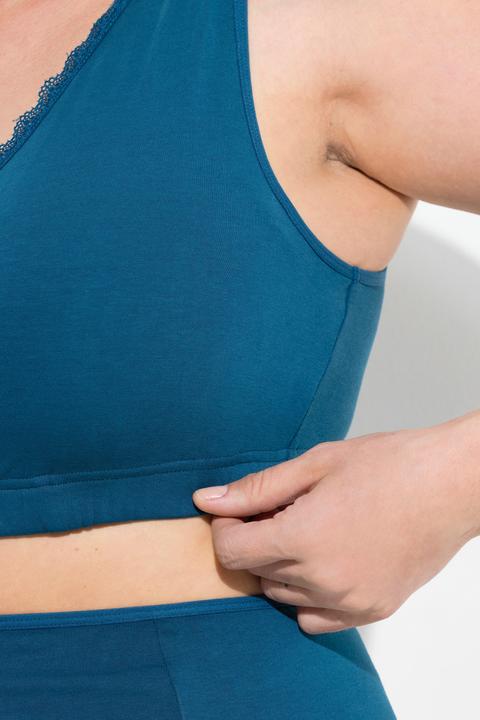 Immagine prodotto Ulla Popken Bustier per l'allattamento Bellieva di cotone biologico con pizzo e senza cuciture (54 B)