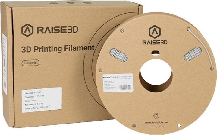 Produktbild Raise3D Industrial Filament PET GF Grey 1kg (PET, 1.75 mm, 1000 g)