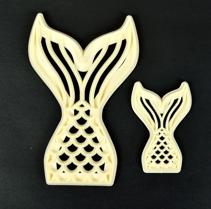Actual product image FMM Sugarcraft Mermaid cookie cutter set of 2