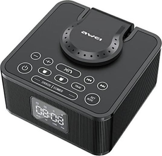 Actual product image Awei Y332 black speaker (12 h, Electrical connection)