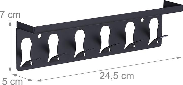 Image du produit Relaxdays Tableau à clés (24.5 x 5 x 7 cm)