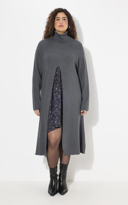 Actual product image Ulla Popken Extra Long Long Sleeve Turtleneck (56)