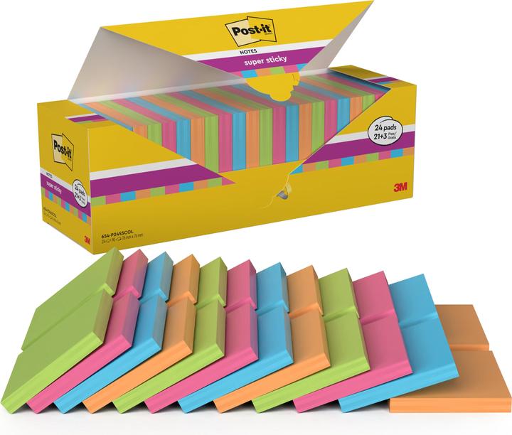 Immagine prodotto Post-it Super appiccicoso (76 x 76 mm)