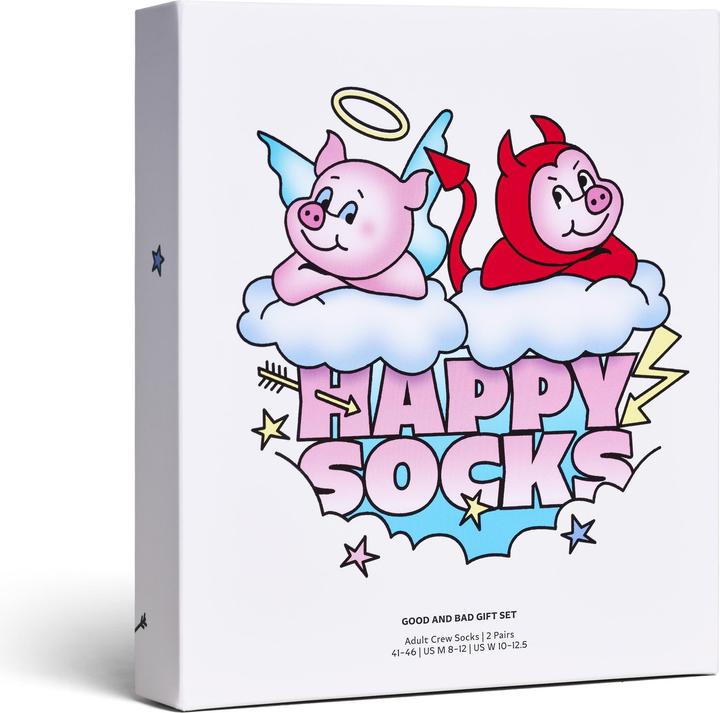 Produktbild Happy Socks 2-Pack Good Bad Pig Socks Gift Set (2er Pack, 36 - 40)