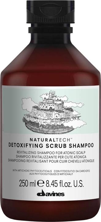 Davines Naturaltech - Detoxifying Scrub Shampoo (250 ml, Liquid shampoo)