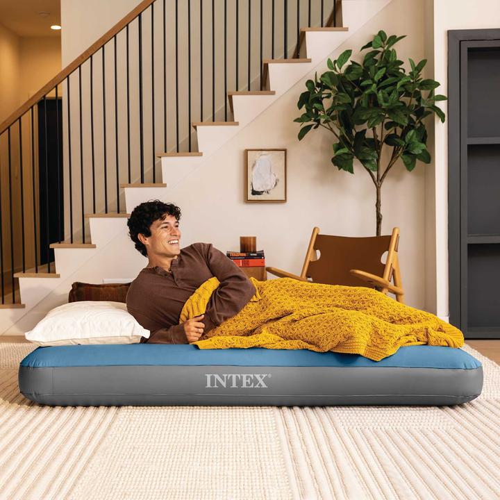 Produktbild Intex Queen Dura-Beam Prestige Downy Airbed With Pump (152 x 203 cm)