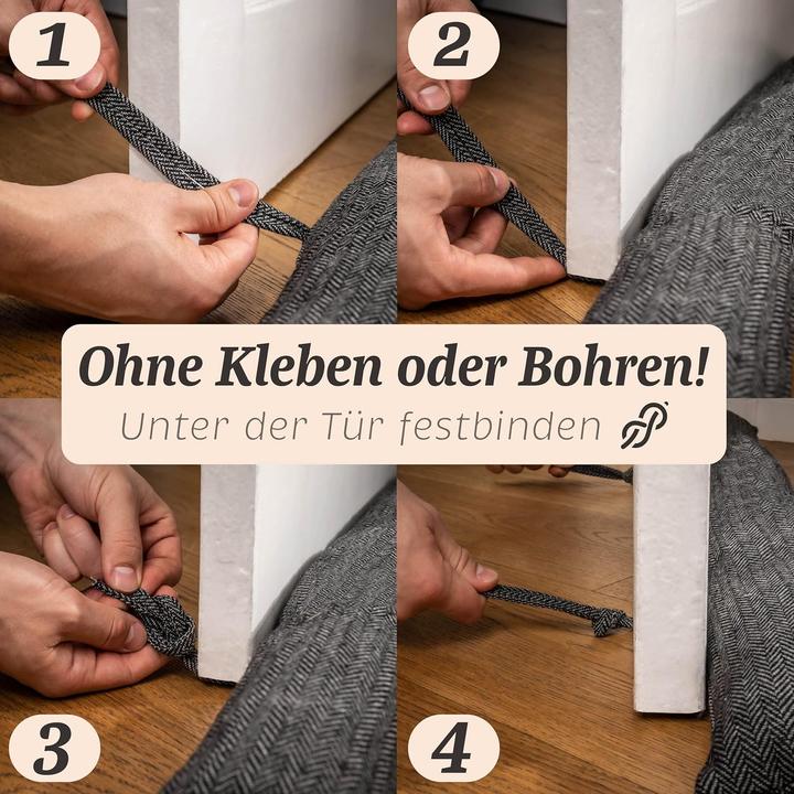 Produktbild Praknu Zugluftstopper für Fenster und Türen