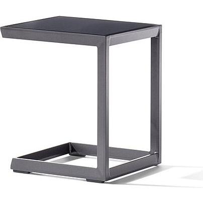 Sieger, Couchtisch + Beistelltisch, Beistelltisch Aluminium 45x35 cm