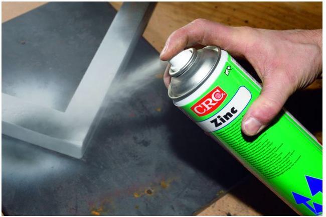 Actual product image CRC Zinc protective lacquer ZINC 500 ml (500 ml, Grey)