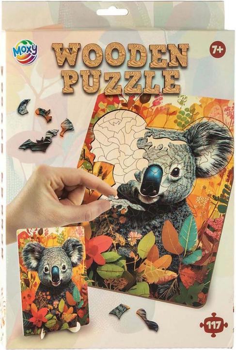 Image du produit Grafix Holzpuzzle Koala - Einzigartige Formen - 130 Teile. (130 pièces)