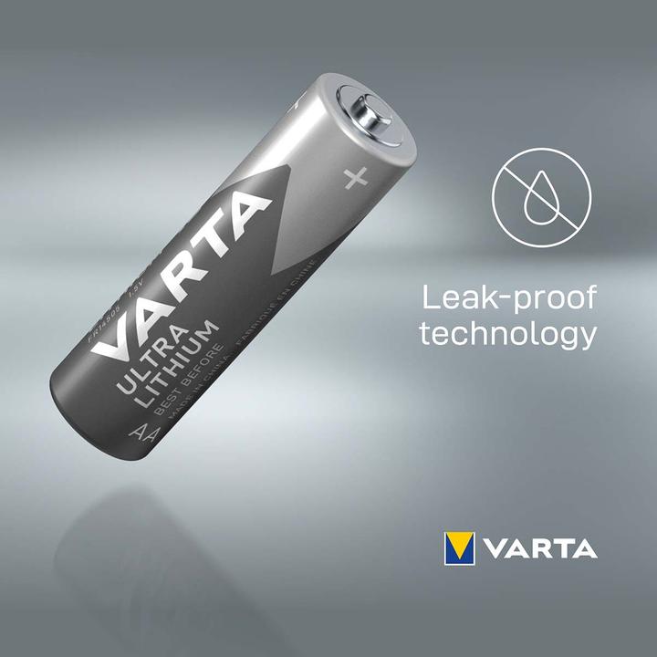 Actual product image Varta ULTRA Lithium (4 pcs., AA, 3000 mAh)