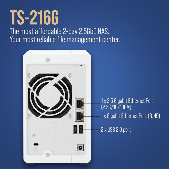 Actual product image QNAP TS-216G (0 TB)